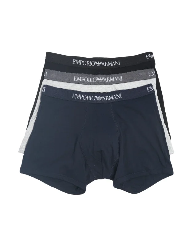 Emporio Armani Pure Cotton 3-Pack Boxer Brief 111611