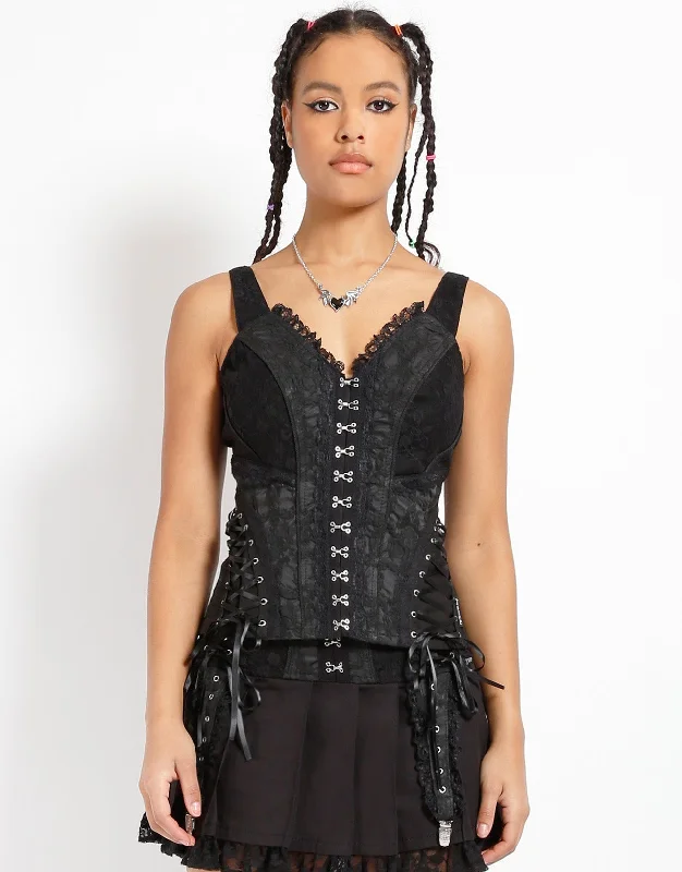 Amazing Deals ENCHANTED CORSET BLACK