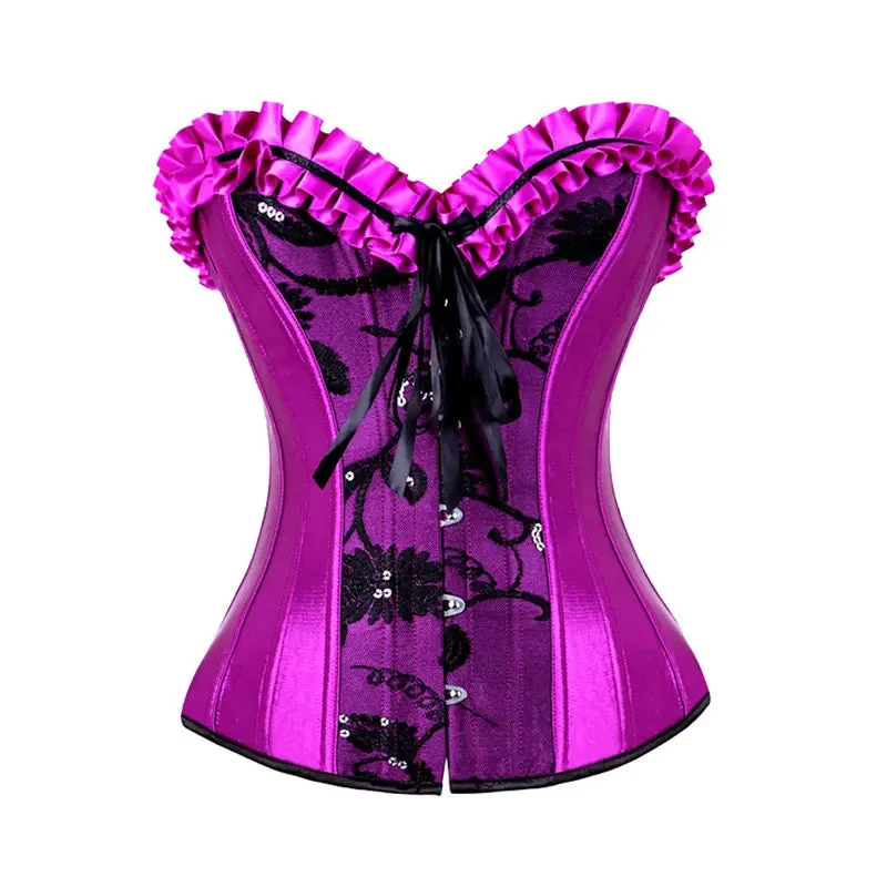 Weekend Specials to Enjoy Floral Renaissance Overbust Corset, Victorian Vintage Ruffles Corset, Weekend Specials to Enjoy Floral Renaissance Overbust Corset, Victorian Vintage Ruffles Corset,