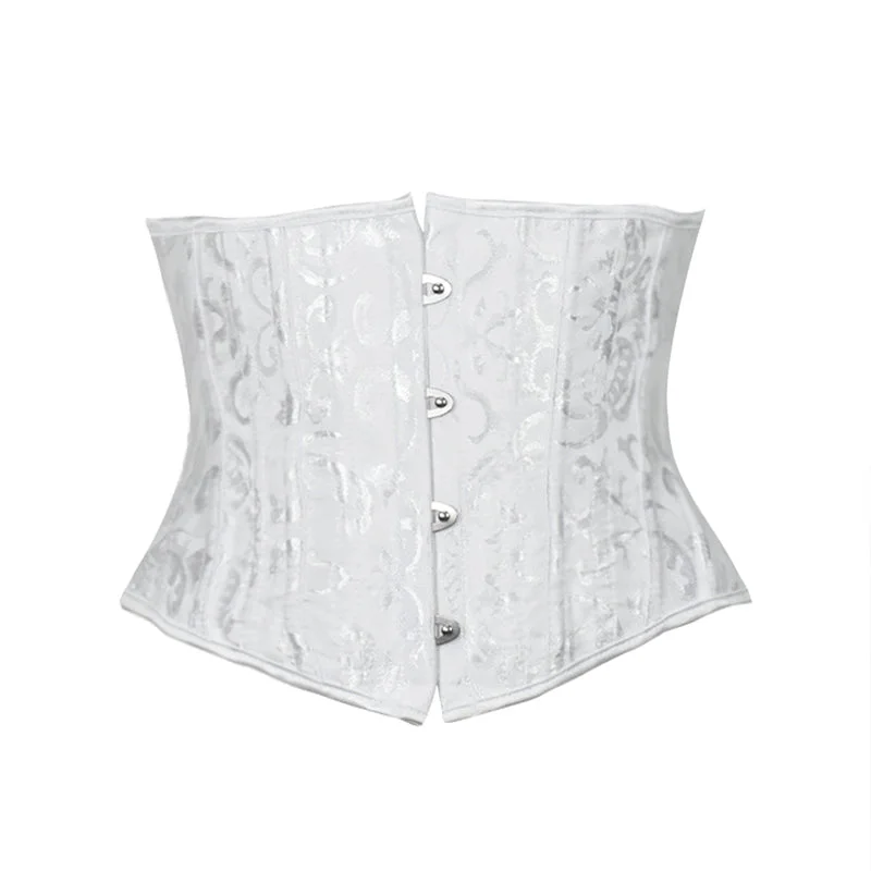 Early Access Floral Renaissance Underbust Corset, Victorian Vintage Lace up Corset