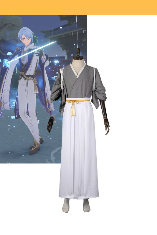 Genshin Impact Kamisato Ayato Kendo Uniform Cosplay Costume