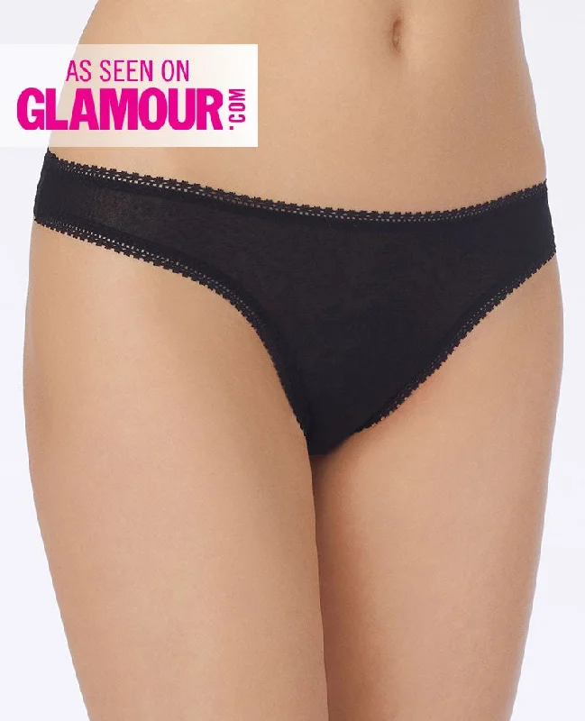 Year-End Clearance Gossamer Mesh Hip-G Thong | Black