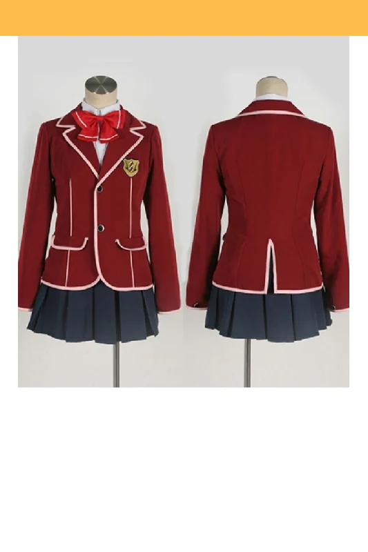 Guilty Crown Tennoz High Female Uniform Cosplay Costume