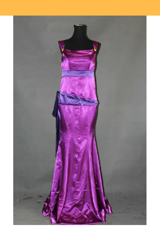 Weekend Discounts to Delight Hercules Megara Royal Purple Satin Cosplay Costume