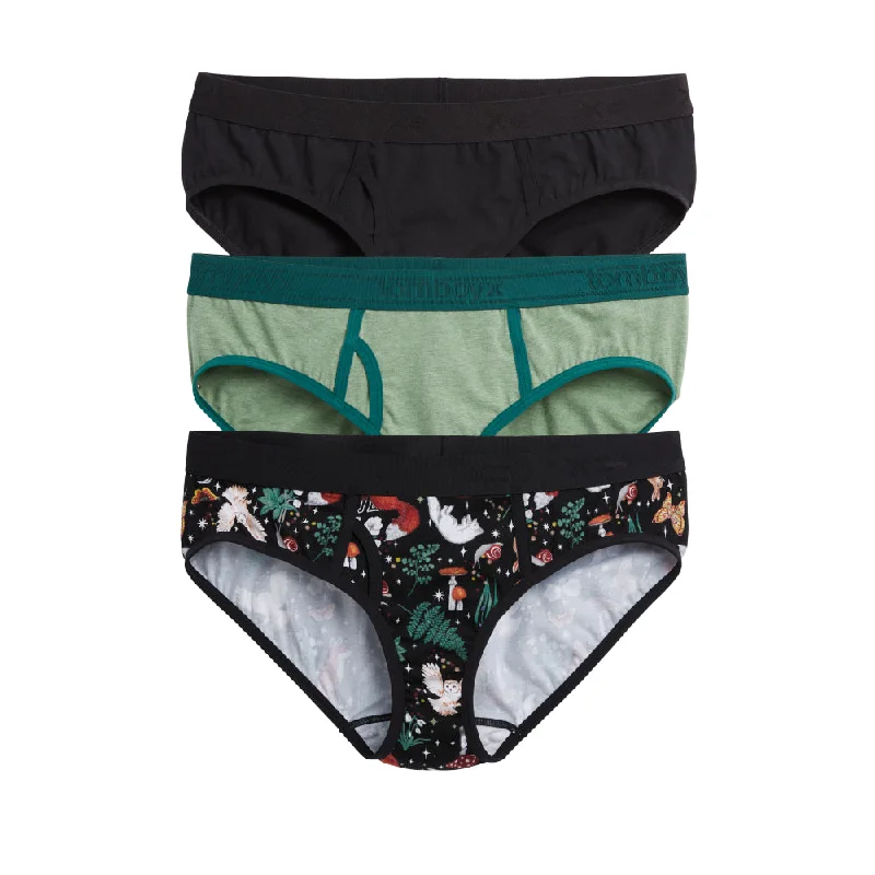 Top Pick Iconic Briefs 3-Pack - Woodland Tapestry