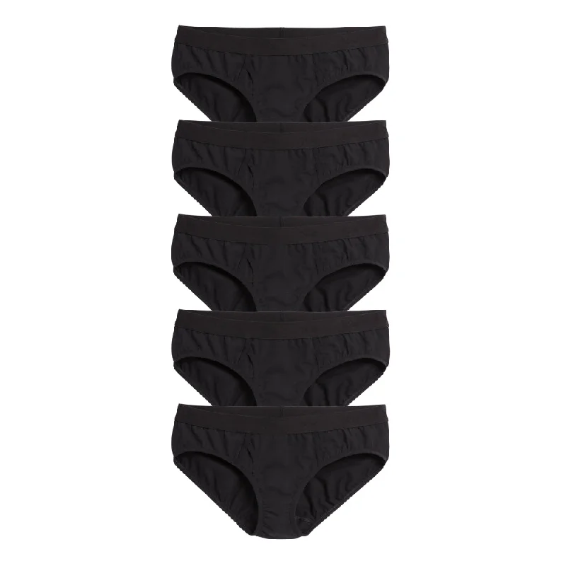 Extra Savings Iconic Briefs 5-Pack - Cotton X= Black