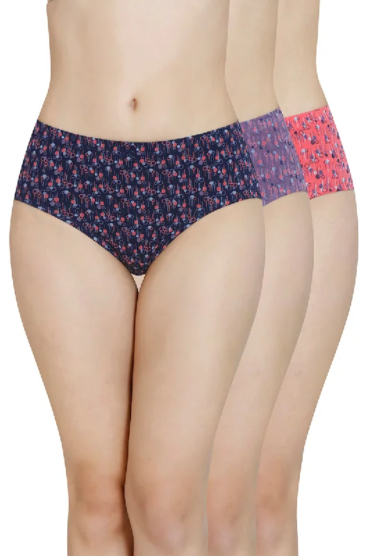 Weekend Offers You Can't Ignore Inner Elastic Waistband Hipster Panty (Pack of 3)