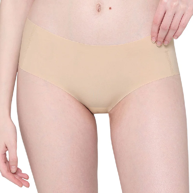 Savings Bonanza Invisible Comfort Mid-Waist Full Coverage Seamless Everyday wear Hipster Panty - Beige Savings Bonanza Invisible Comfort Mid-Waist Full Coverage Seamless Everyday wear Hipster Panty - Beige