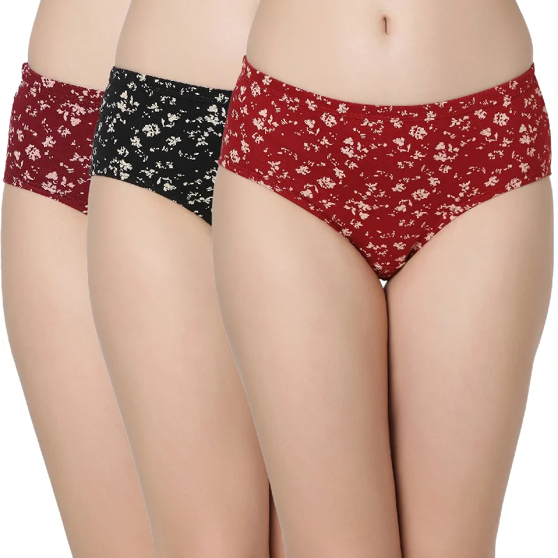 Act Now Cotton Printed Hipster Panties-6980