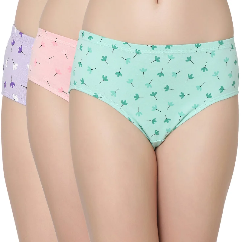New Deal Cotton Printed Hipster Panties-6983