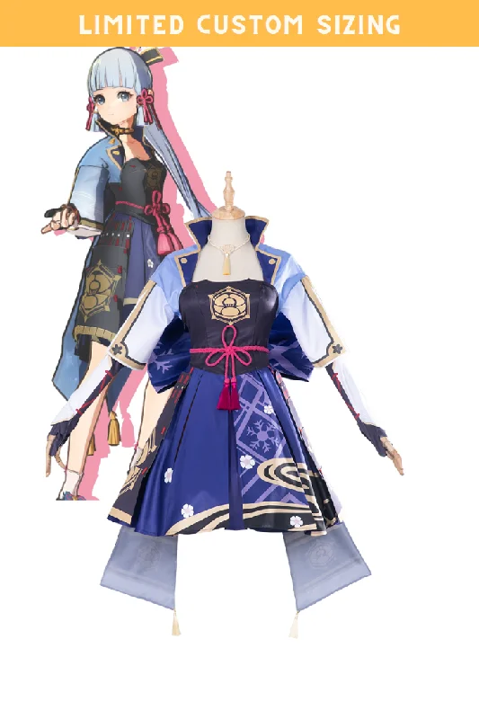 Genshin Impact Kamisato Ayaka Limited Custom Sizing Impact Cosplay Costume