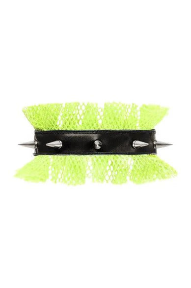 Overstock Kitten Spiked Fishnet Collar