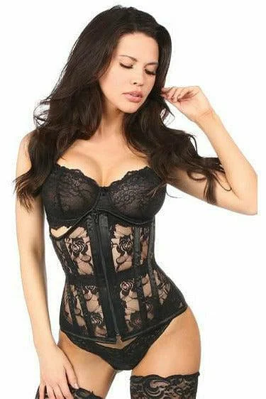 Value Deals Lavish Sheer Lace Underbust Corset