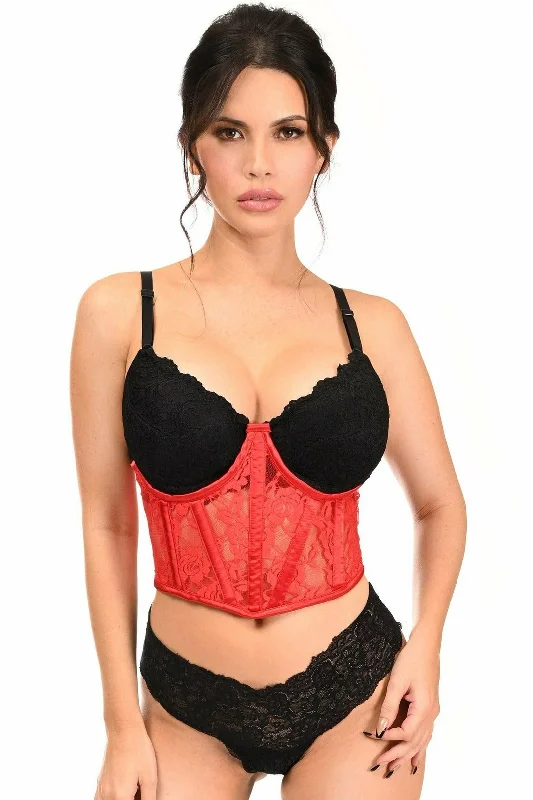 Final Offer Lavish Sheer Lace Waist Corset