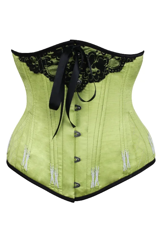 Limited Supply Longline Lime Green Underbust With Flossing