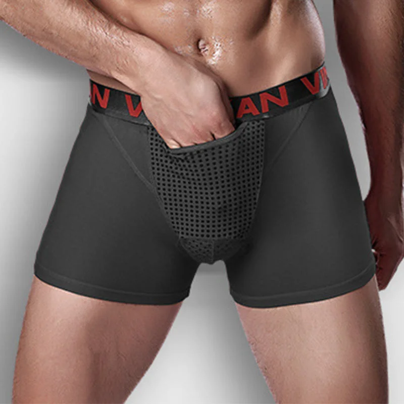Weekend Bargains to Savor Men's Ball Microparticles Functional Modal Boxer Briefs