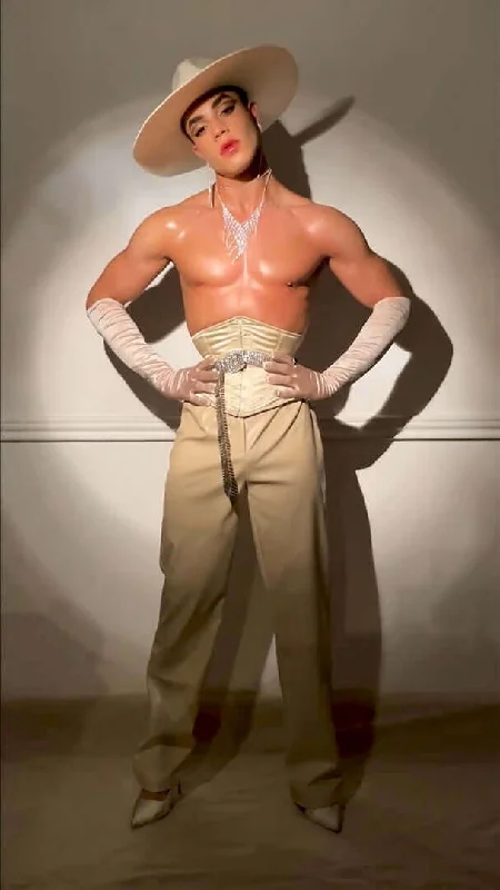Special Buy Mens Minnie Corset In Peach