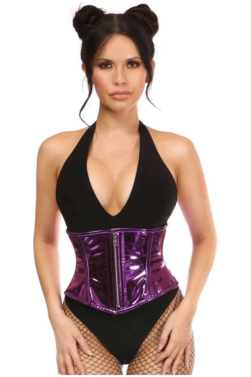 Unbeatable Prices Metallic PVC Steel Boned Waist Corset