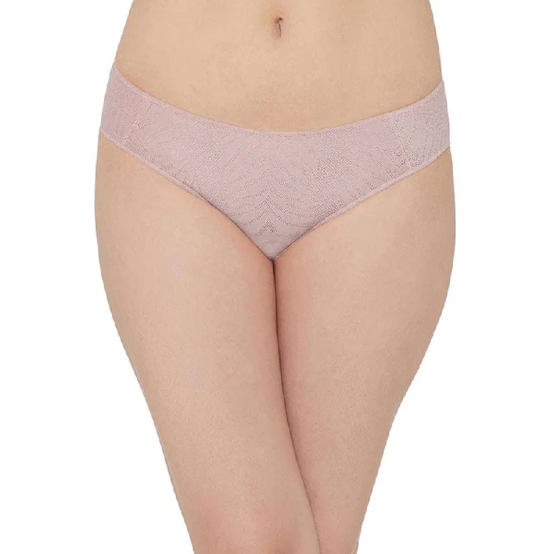 Pay Less Mysa Mid Waist Medium Coverage Everyday Wear Hipster Panty - Beige