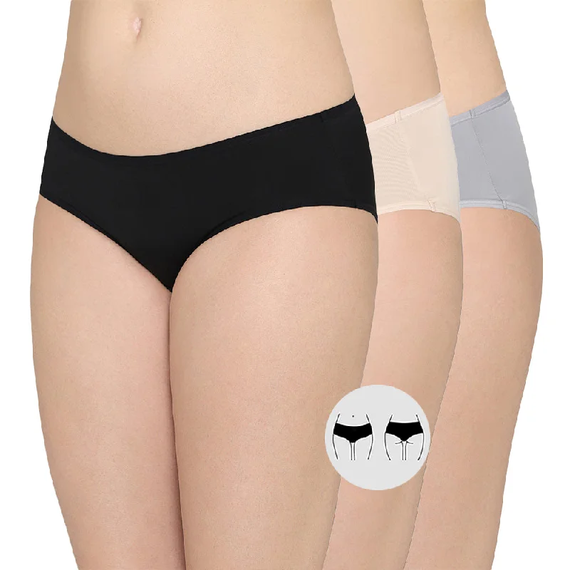Weekend Deals That Sparkle Nylon Mid Waist Medium Coverage Everyday Wear Pack of 3 Hipster Panty Weekend Deals That Sparkle Nylon Mid Waist Medium Coverage Everyday Wear Pack of 3 Hipster Panty