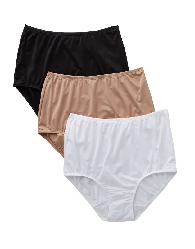 Lowest Prices Olga Without A Stitch Microfiber Brief 3-Pack 23173J