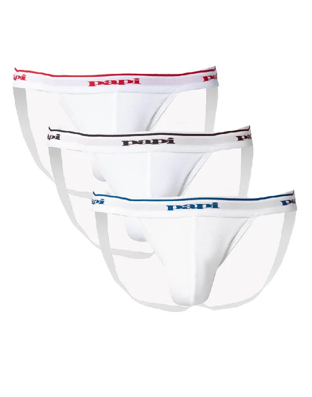 Hurry In Papi 3 Pack Cotton Jock Strap 705910W