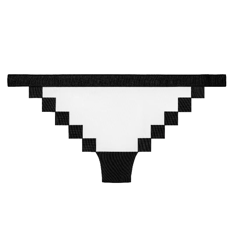 Closeout Sale Pixel Panties Classic Pong White