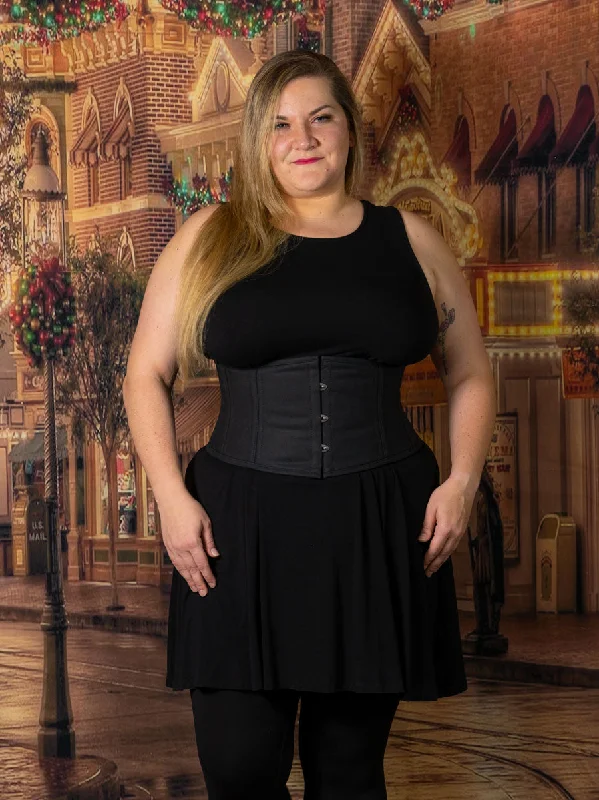 Plus Size Cotton Modern Curve Waspie Underbust Corset : CS-301