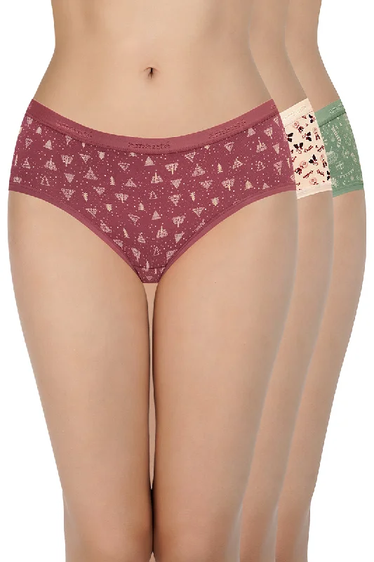 Great Deals Print Low Rise Hipster Panties (Pack of 3)