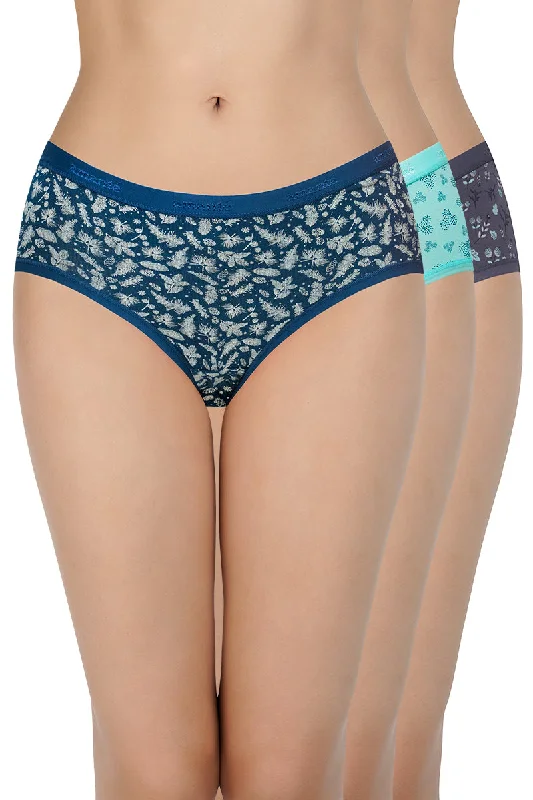 Buy Now Print Low Rise Hipster Panties (Pack of 3)