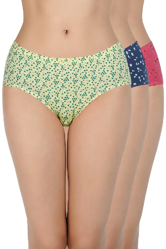 Weekend Specials to Grab Printed Mid Rise Hipster (Pack of 3)