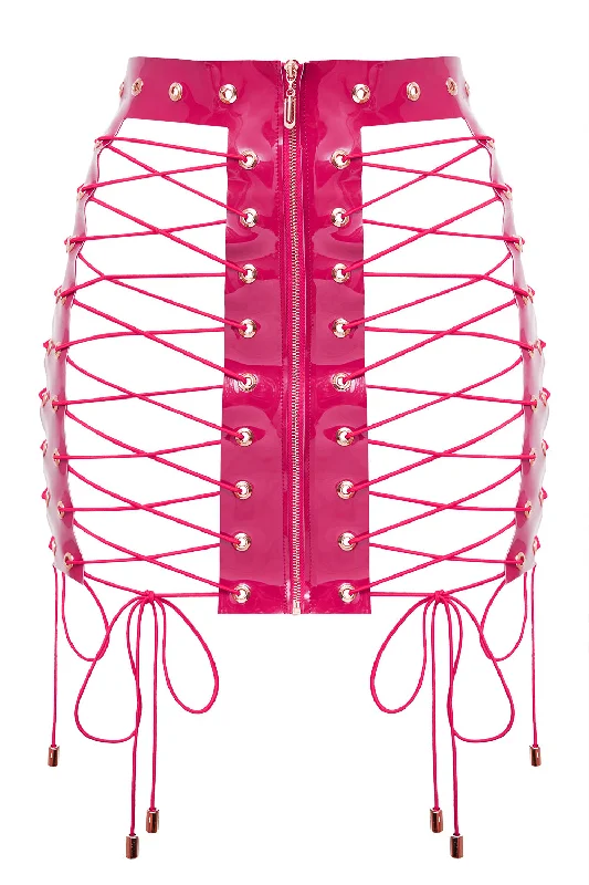 Weekend Bargains Await You Provocateur Fuchsia corset skirt by Secret Room