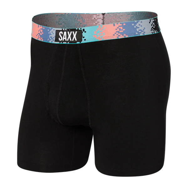 Year-End Deals SAXX ULTRA Super Soft  Boxer Brief / Black/Tech Rec