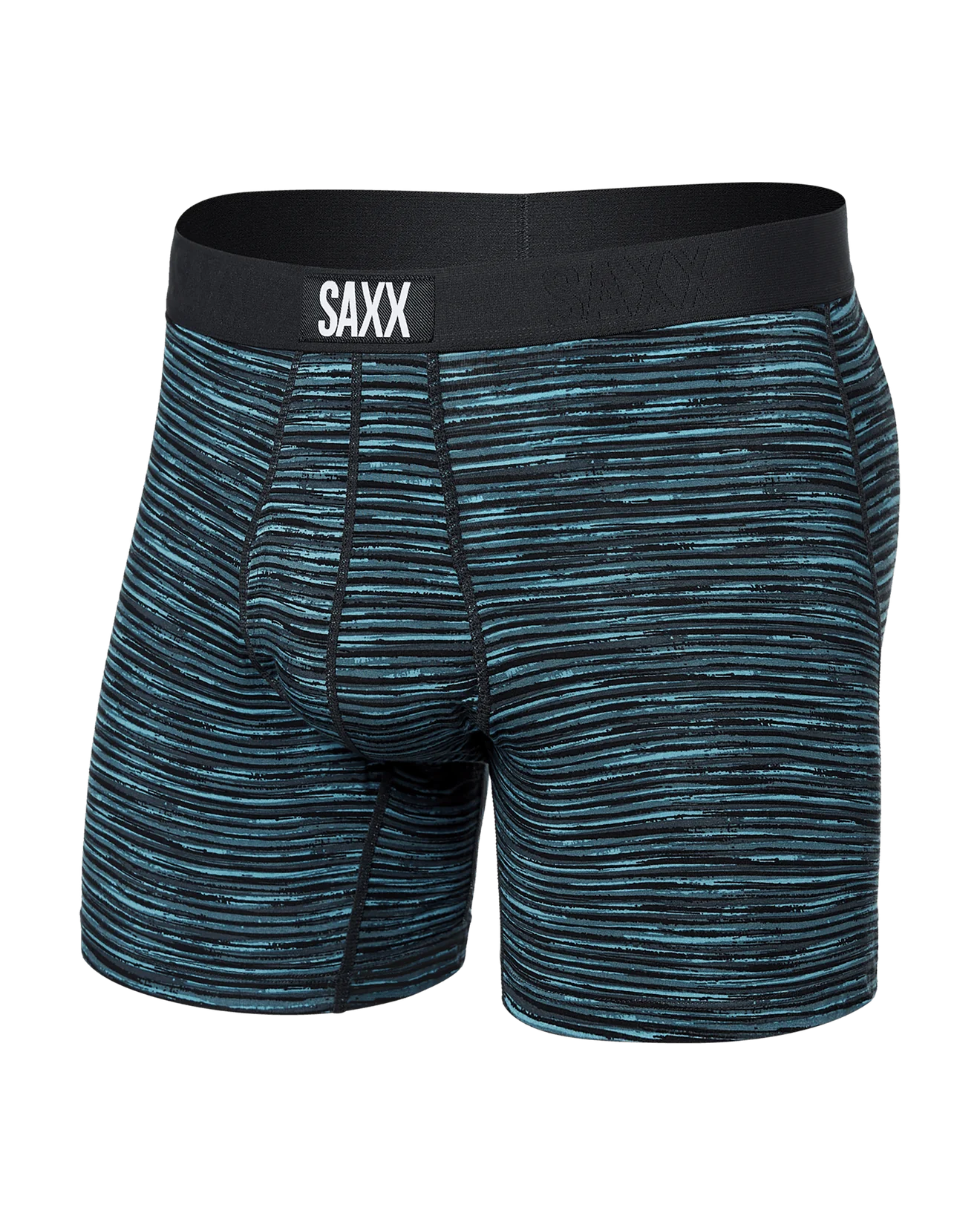 SAXX Ultra Super Soft Boxer Brief Fly - Spacedye Stripe - Grey Mlti - SXBB30F - SDS