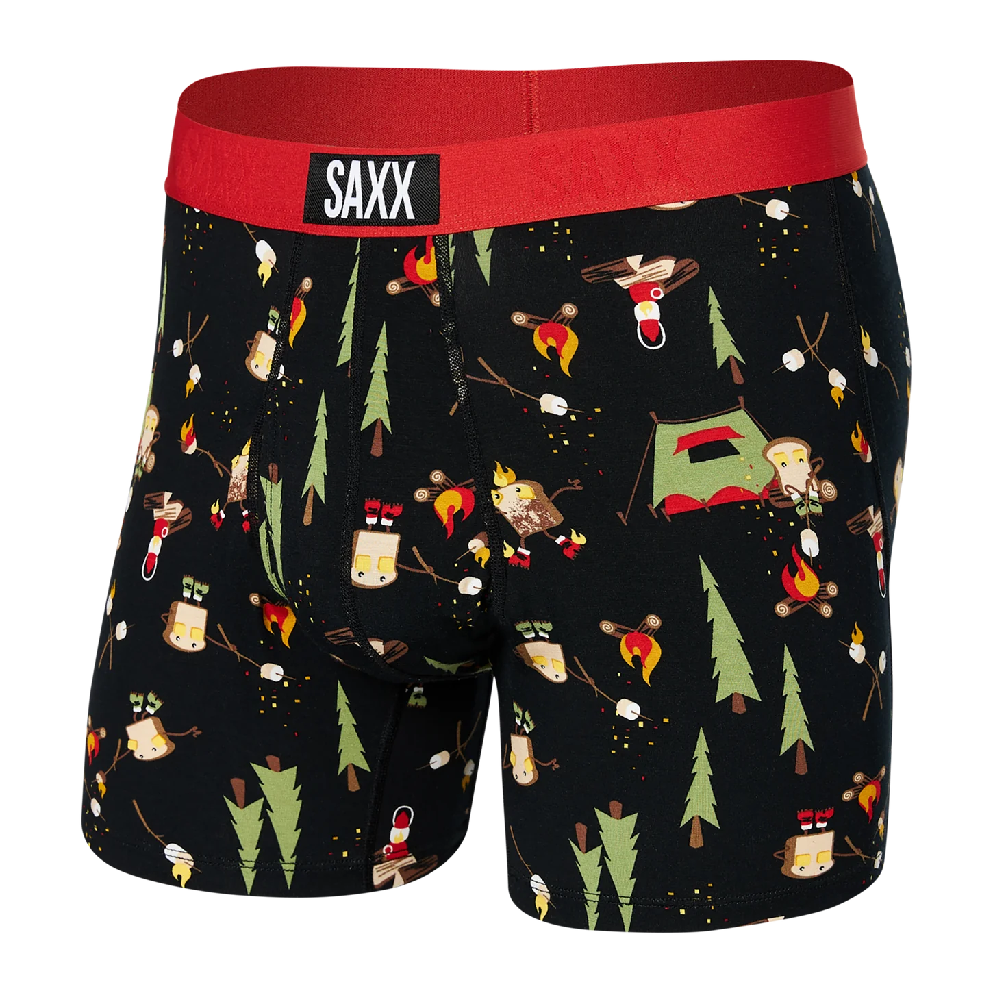 Overstock Sale SAXX ULTRA SUPER SOFT Boxer Brief / Lets Get Toasted- Black