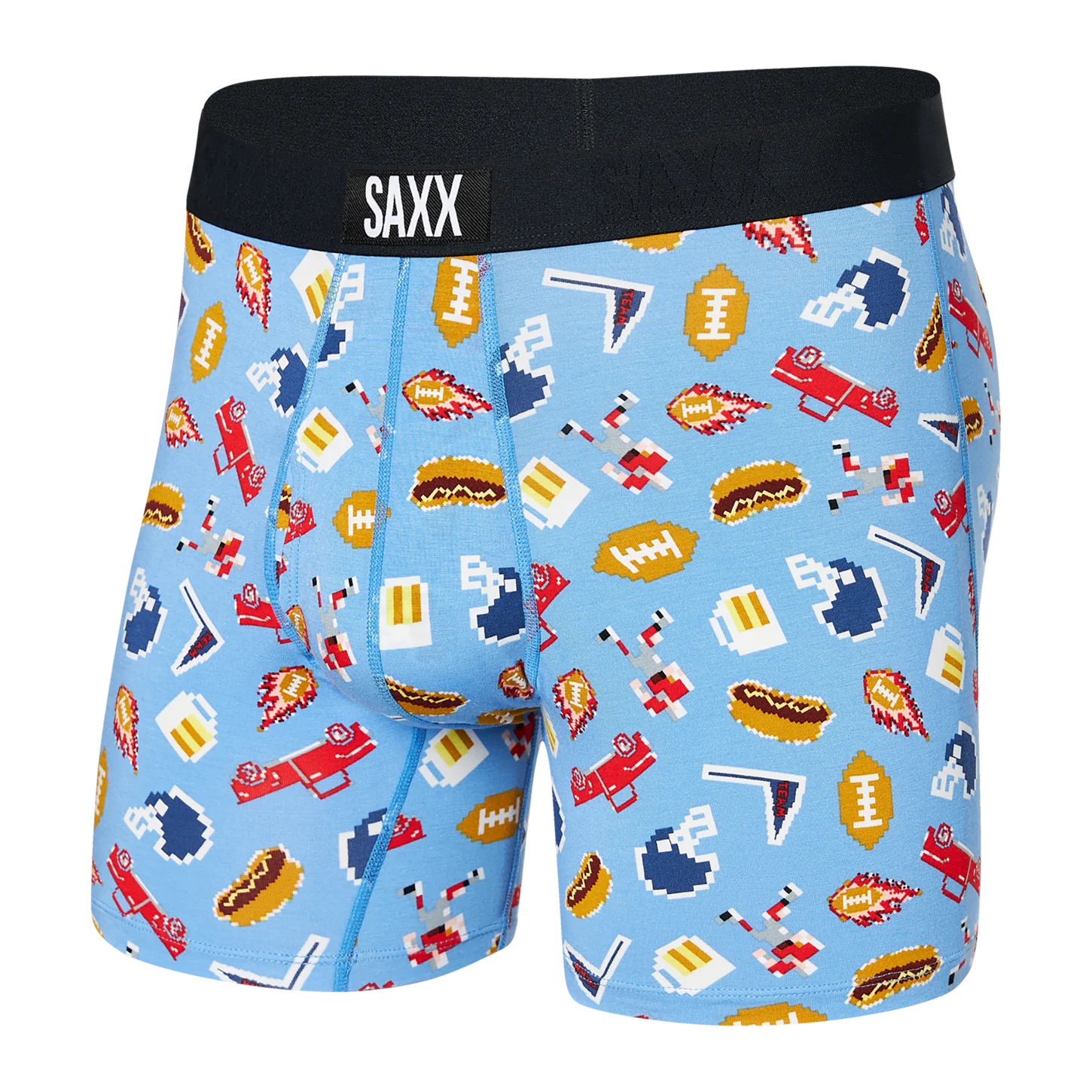 SAXX Ultra Super Soft Boxer Brief - Football Gamer Blue - SXBB30F FGU