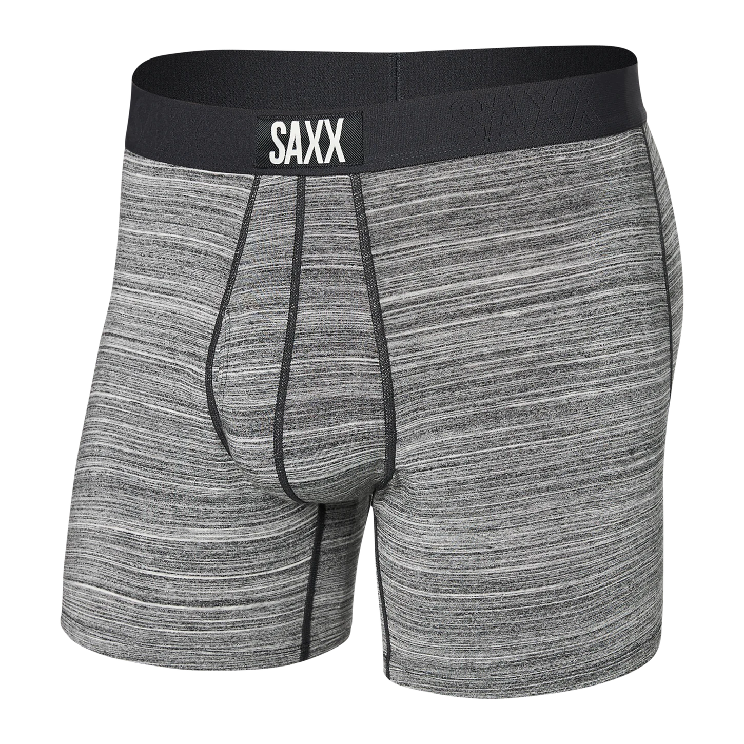 Reduced Rates SAXX ULTRA SUPER SOFT Boxer Brief / Spacedye Heather- Grey