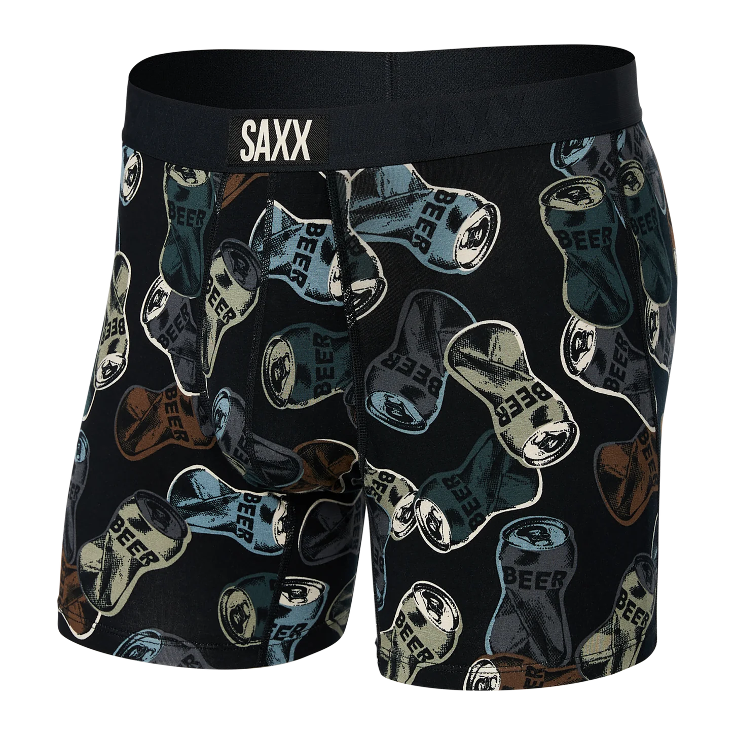 Weekend Bargains Galore SAXX VIBE SUPER SOFT Boxer Brief / Friday Night Camo- Black