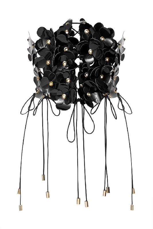 Weekend Deal Pansy Black open corset Secret Room