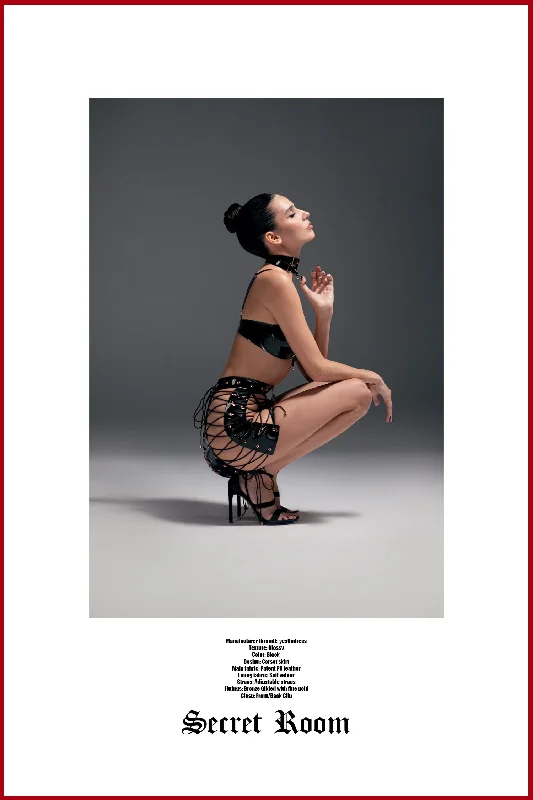 Weekend Discounts to Delight Provocateur Black corset skirt by Secret Room