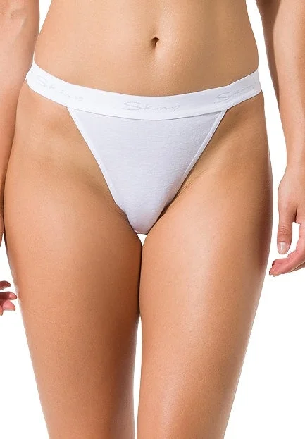Year-End Sale SKINY - Cotton Rib -Thong 2 Pack