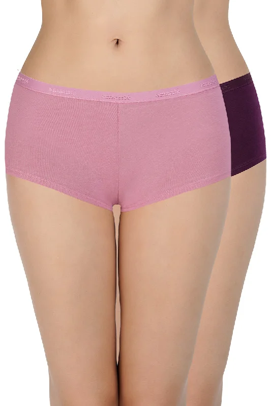 Solid Low Rise Boyshort (Pack of 2)