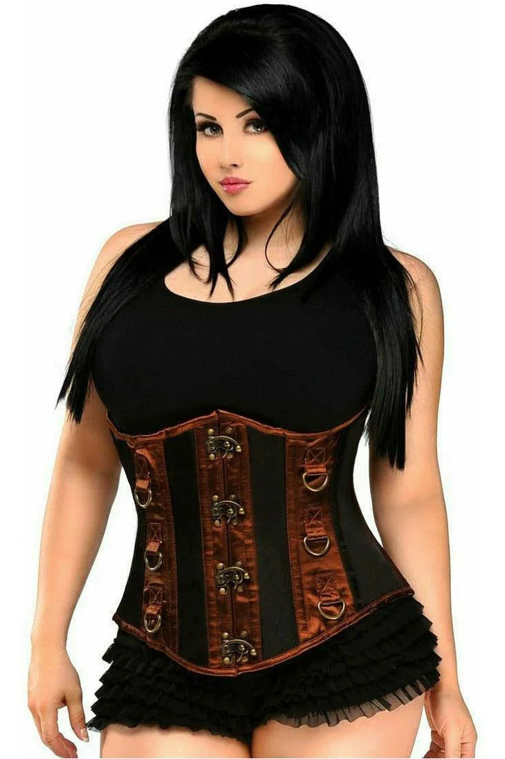 Weekend Wonders Await! Steampunk Steel Boned Underbust Corset Queen