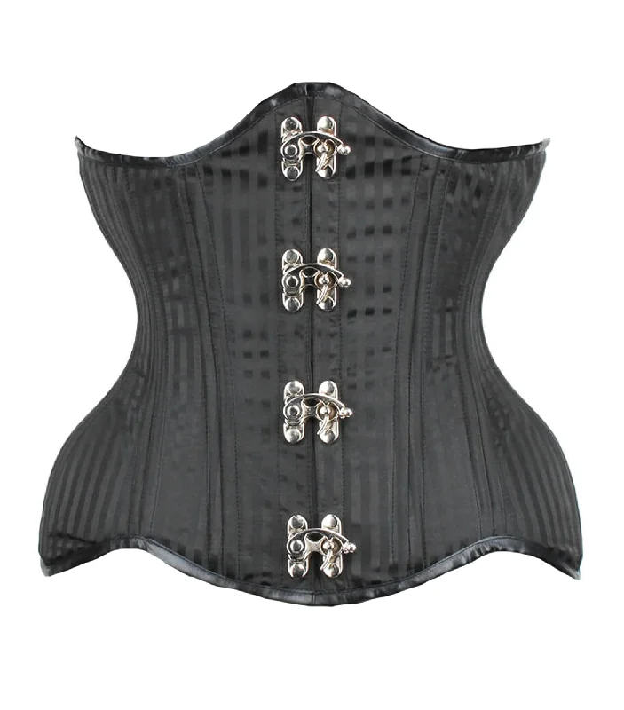Best Deals Stripes Underbust Waist Training Corset