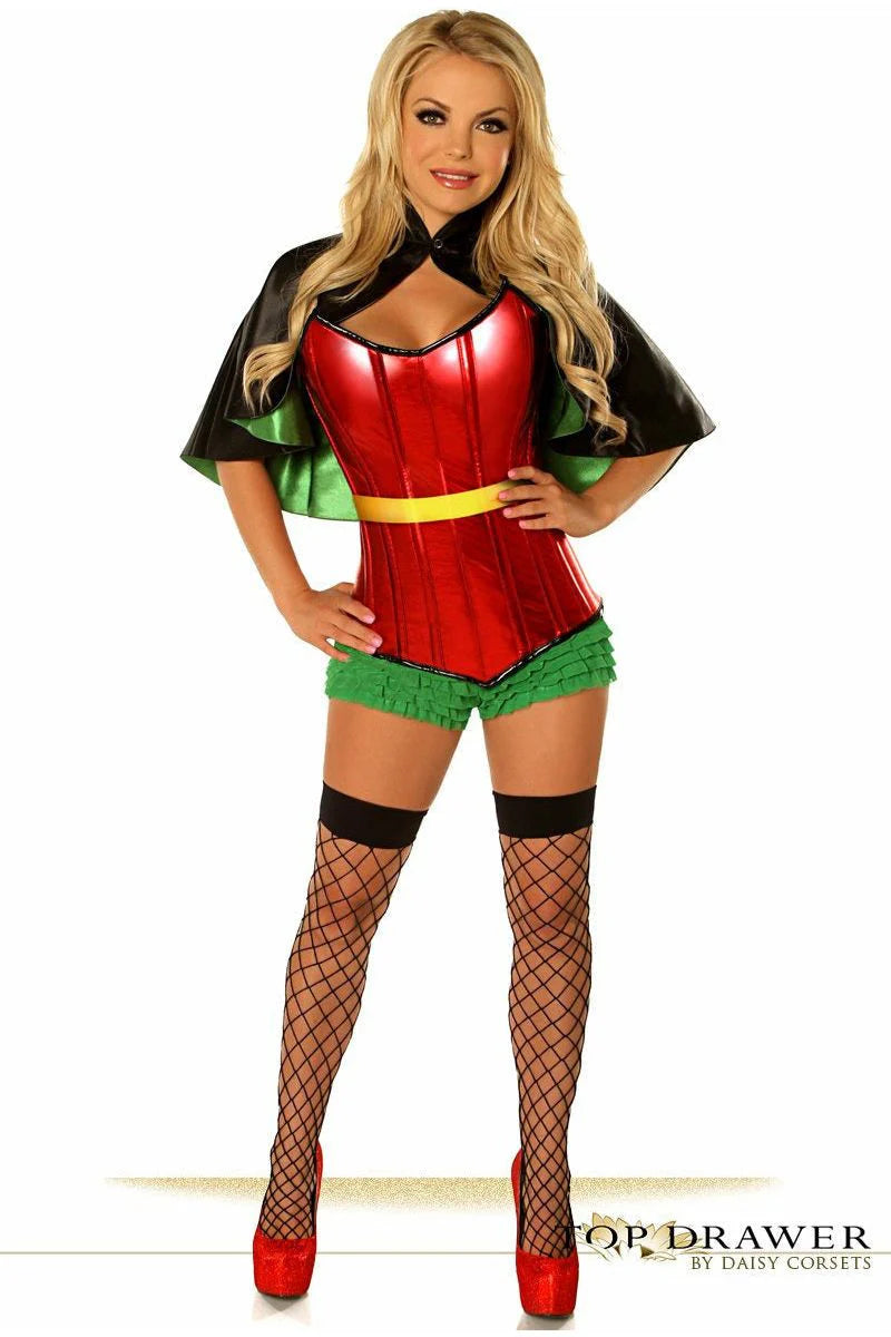Deep Discounts Superhero Sidekick Corset Costume 4/6X