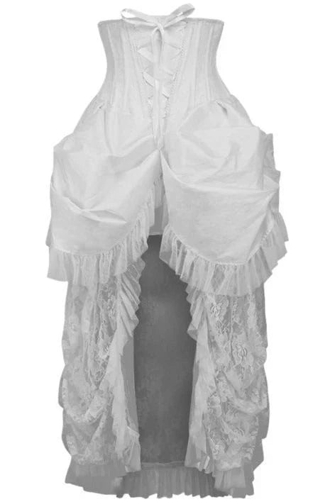 Lowest Rates Top Drawer Taffeta & Lace Underbust Corset Dress