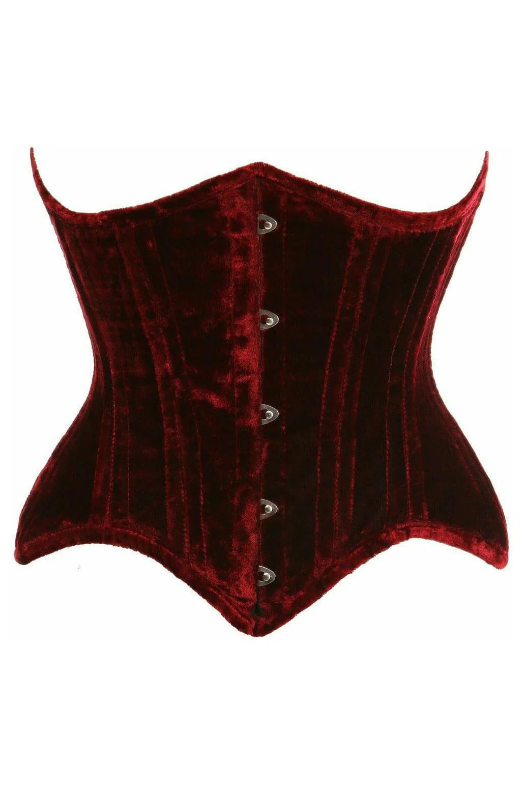 Stock Up Top Drawer Velvet Curvy Underbust Corset 2-6X
