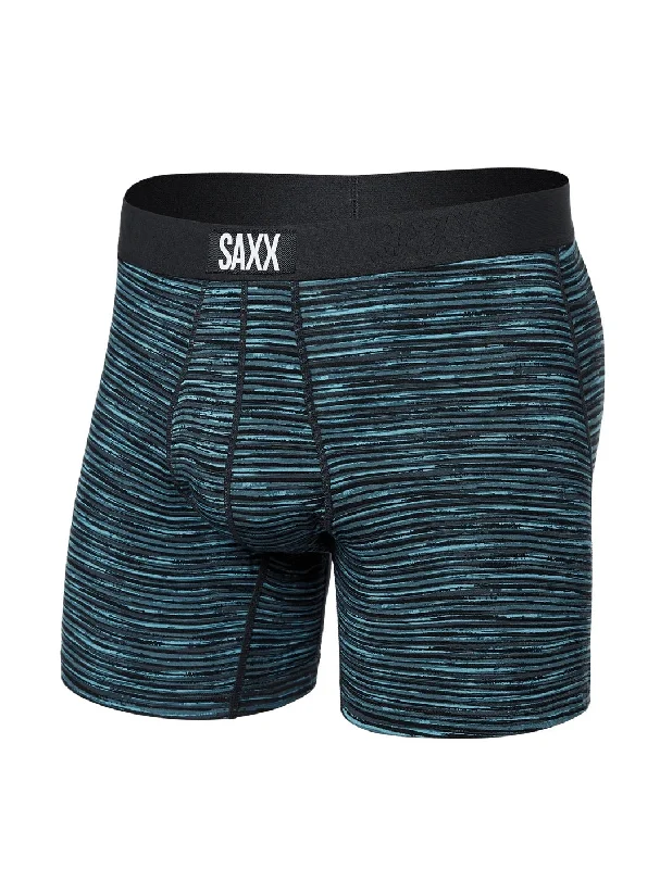 Ultra Boxer Regular Fit in Spacedye Stripe - Grey Multi