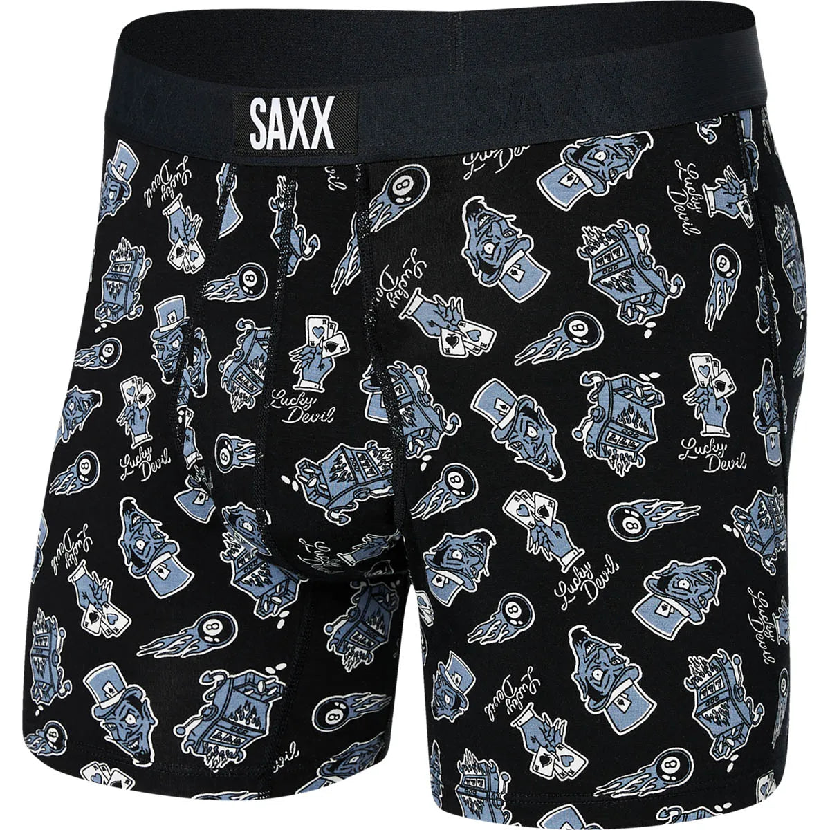 Act Fast ULTRA SUPER SOFT Boxer Brief / Lucky Devil- Black