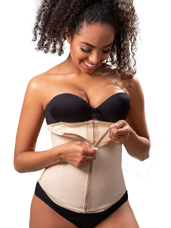 Mega Deal Vedette 403 Latex Underbust Strapless Shaping Cincher with Zipper panels